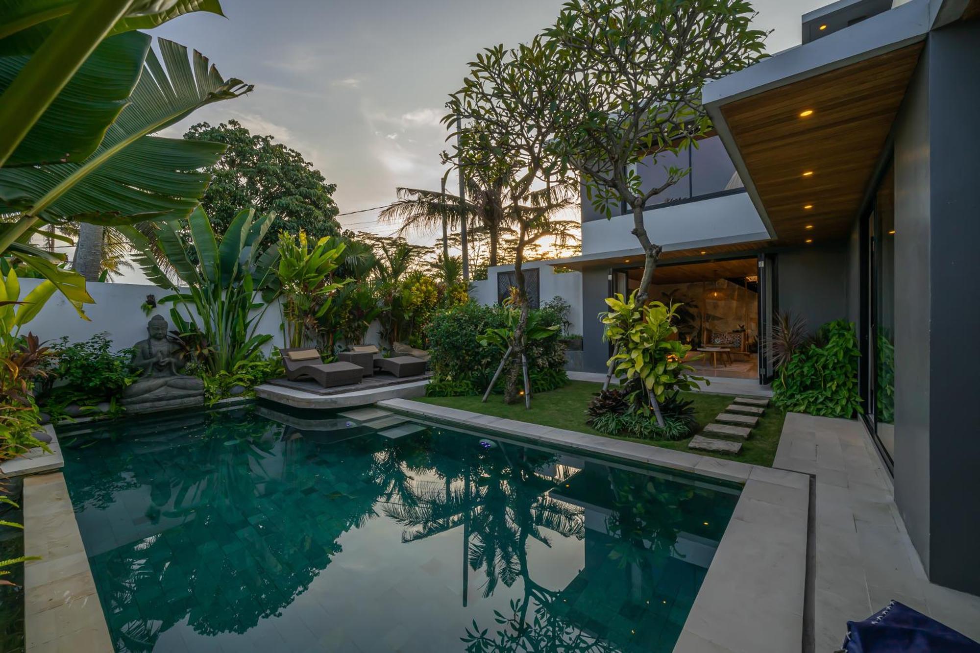 Villa Arunika - Stylish Tropical 2Br Villa Close To Nyanyi Beach! Selemadeg Exteriér fotografie
